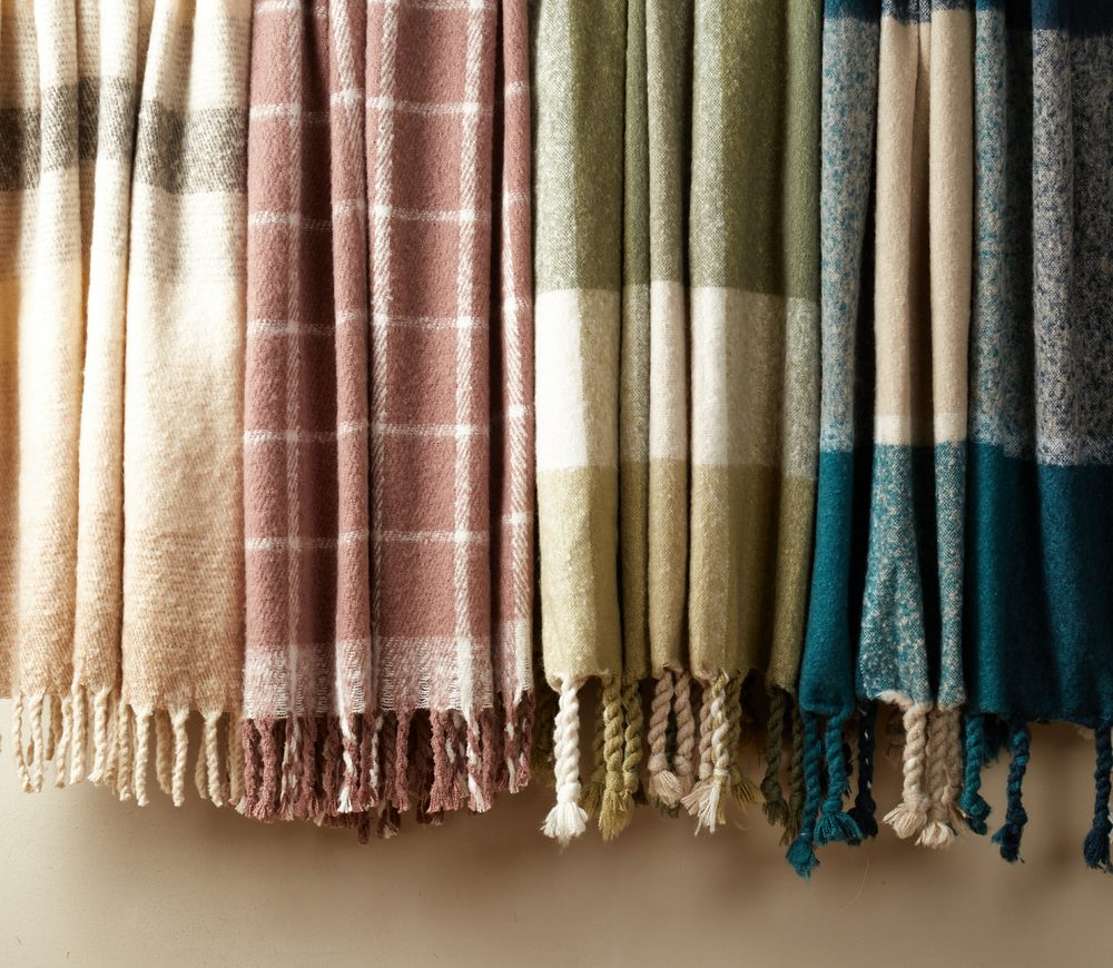Faux Mohair Throw
